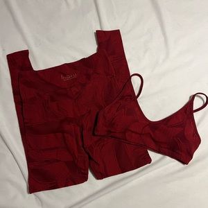 Booty by Brabants wear everywhere leggings and bralette set.